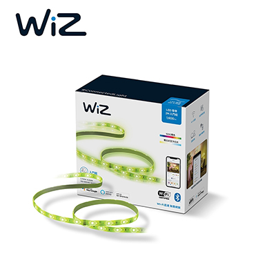 Philips 飛利浦 Wi-Fi WiZ 智慧照明 2M全彩燈帶(PW01N)